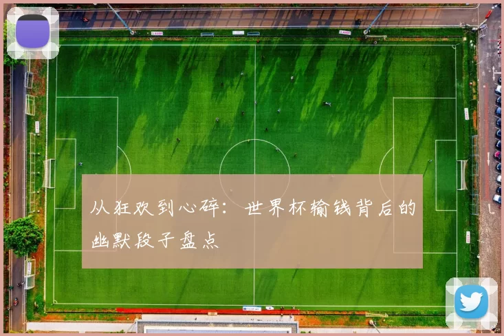 从狂欢到心碎：世界杯输钱背后的幽默段子盘点