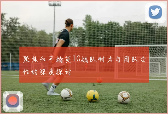 聚焦和平精英IG战队耐力与团队合作的深度探讨