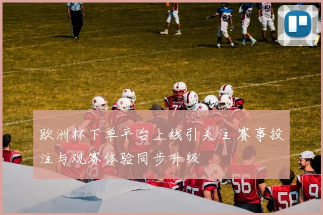 欧洲杯下单平台上线引关注 赛事投注与观赛体验同步升级